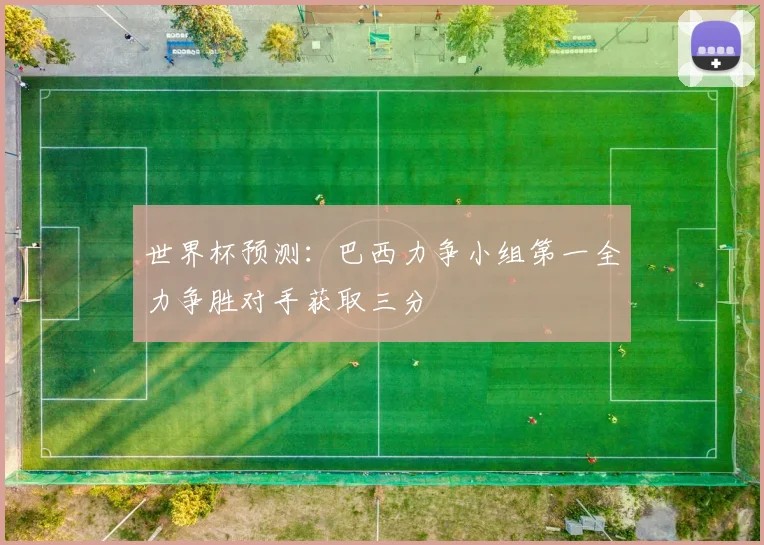 世界杯预测：巴西力争小组第一全力争胜对手获取三分